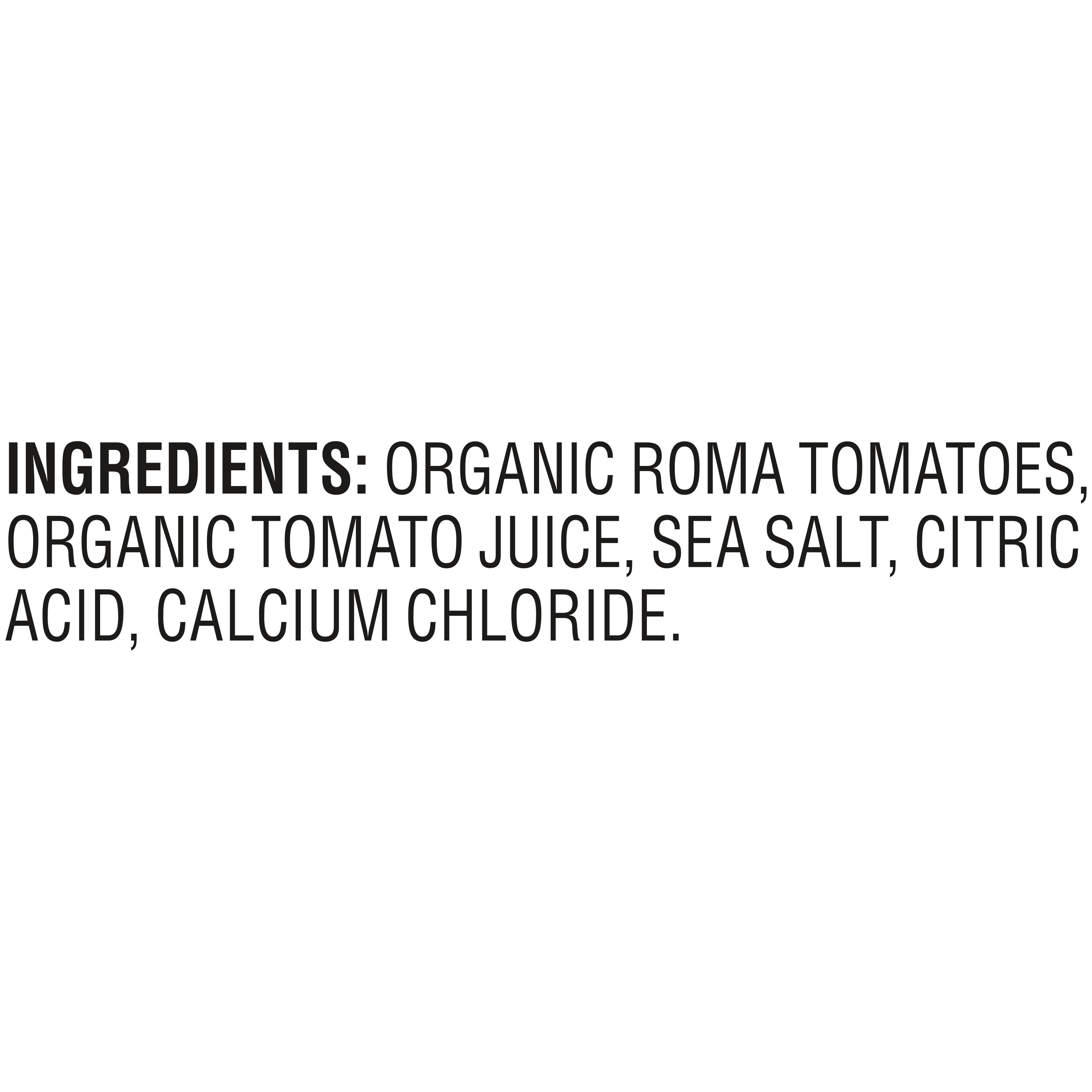 Petite Diced Tomatoes Ingredients