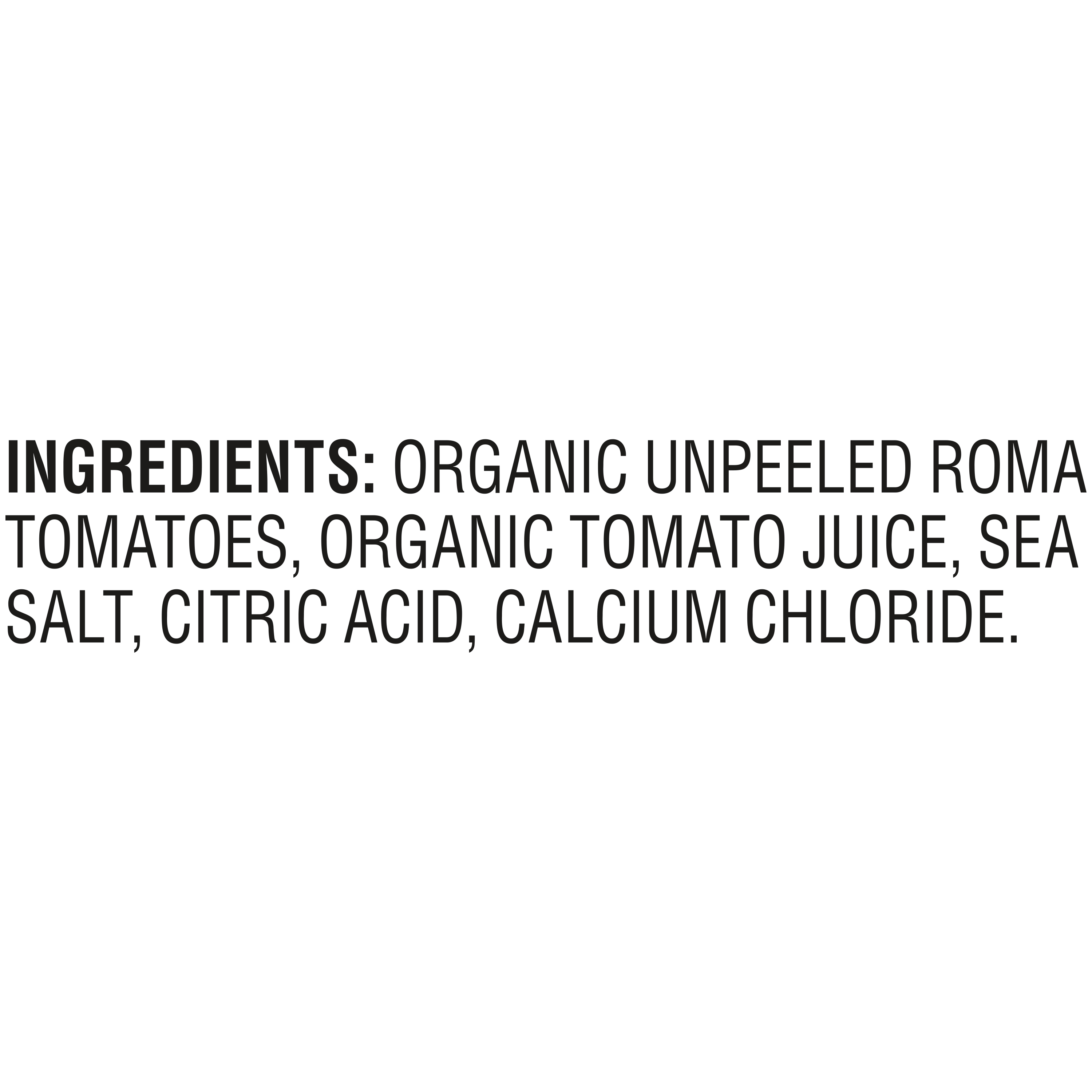 Tomato Sauce No Salt Added Ingredients