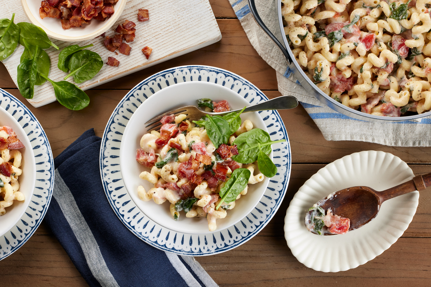 One Pot BLT Mac and Cheese