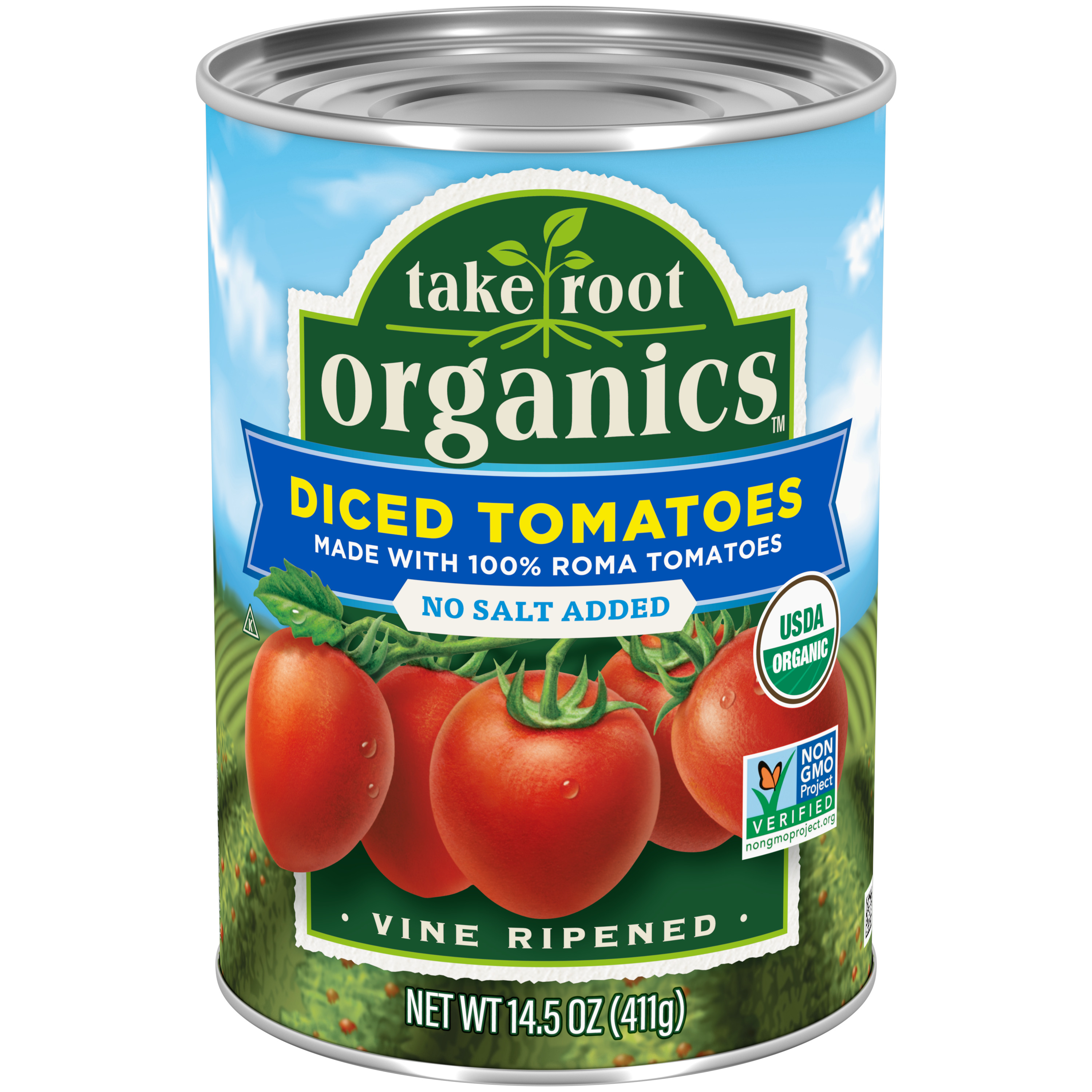 Diced Tomatoes No Salt Added Can